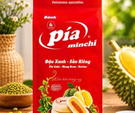 BÁNH PÍA ĐẬU XANH SẦU RIÊNG TRỨNG XAY ĐẶC BIỆT - 300G 