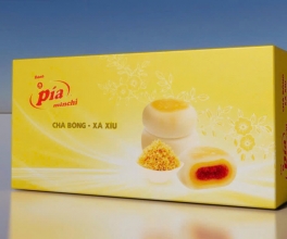 HỘP BÁNH PÍA CHÀ BÔNG XÁ XÍU - 6 CÁI
