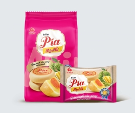 BÁNH PÍA ĐẬU XANH SẦU RIÊNG TRỨNG MUỐI (TÚI 12 CÁI) - 1080G