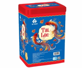 HỘP BÁNH THIẾC TẾT - TÀI LỘC 