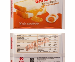 BÁNH SANDWICH KIM SA XỐT TRỨNG MUỐI - BAKECODE