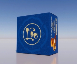 HỘP BÁNH PÍA XANH LAVA CAPPUCCINO - HỘP CHỮ LỘC 2 CÁI 