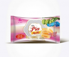 BÁNH PÍA ĐÔI 2 CÁI ĐẬU XANH SẦU RIÊNG - 90G