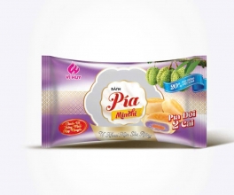 BÁNH PÍA ĐÔI 2 CÁI VỊ KHOAI MÔN SẦU RIÊNG - 90G