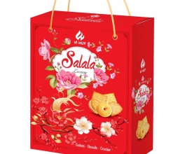 HỘP BÁNH TẾT THẬP CẨM CÓ TÚI XÁCH - SALALA LUXURY 