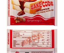 BÁNH SANDWICH XỐT ĐẬU PHỘNG SOCOLA SỆT - BAKECODE 