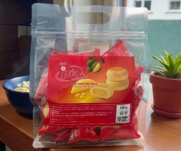 TÚI BÁNH PÍA ĐẬU XANH SẦU RIÊNG ĐẶC BIỆT - TÚI 450G