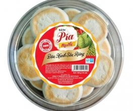 BÁNH PÍA HỘP TRÒN ĐẬU XANH SẦU RIÊNG - 180G