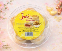 BÁNH PÍA HỘP TRÒN CHÀ BÔNG XÁ XÍU - 180G 