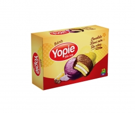 HỘP BÁNH MỀM YOPIE HỖN HỢP 12 CÁI - HỘP VÀNG 