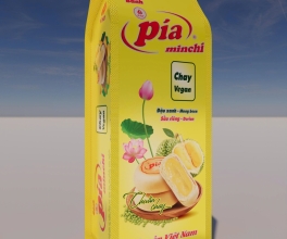 BÁNH PÍA  CHAY ĐẬU XANH SẦU RIÊNG - 300G